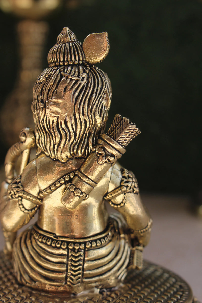 Brass Ram Lalla Ayodhya Temple Idol (4.00")