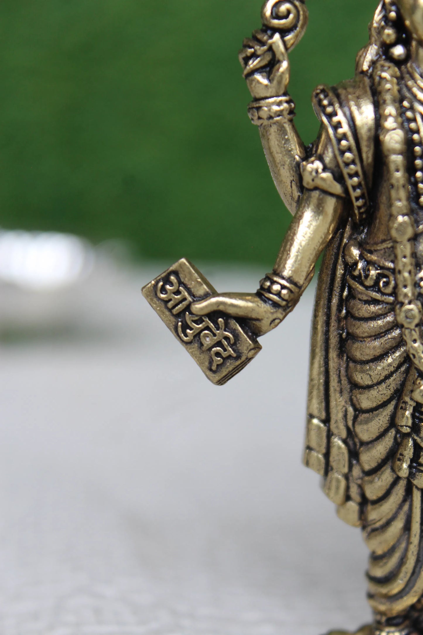 Lord Dhanvantri Brass Idol for Health & Healing | Rigvedaa™ (3.75 inch)