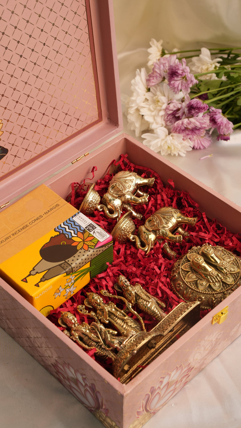 Premium Brass Spiritual Gift Hampers & Wedding Favors | Rigvedaa™