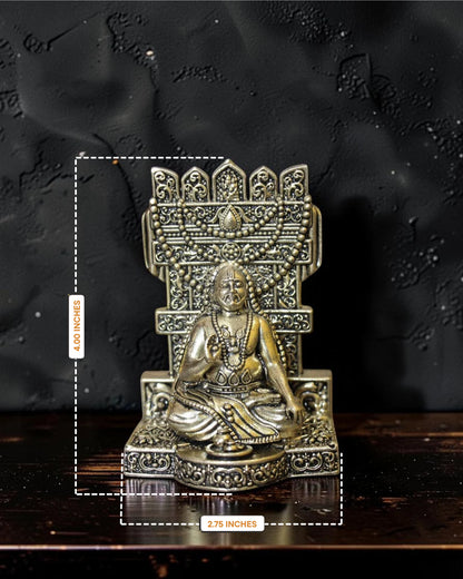 Brass Guru Raghavendra Swamy Rayaru Idol