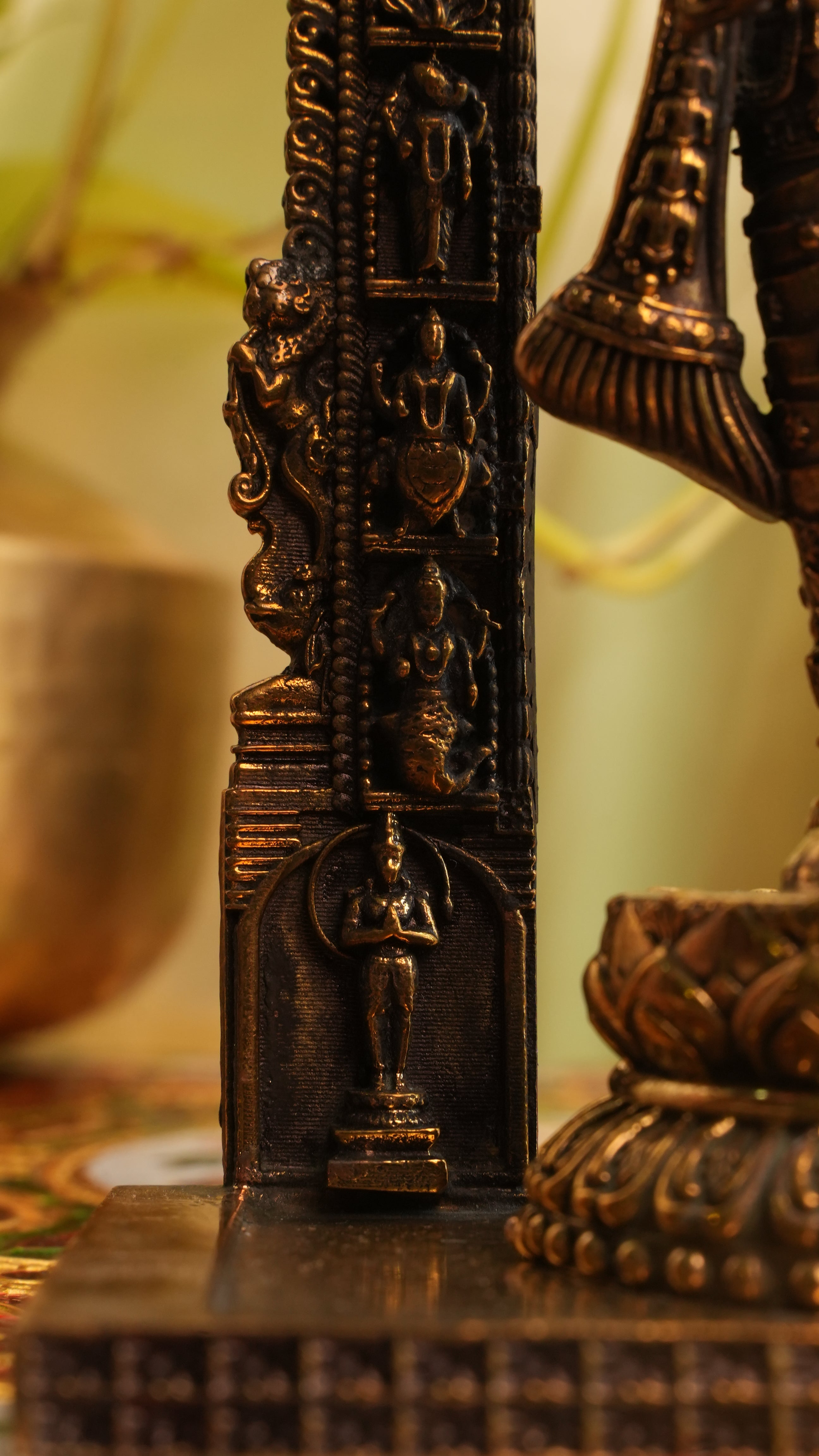 Divine Brass Ram Lalla Murti – 7-inch Idol Inspired by Ayodhya