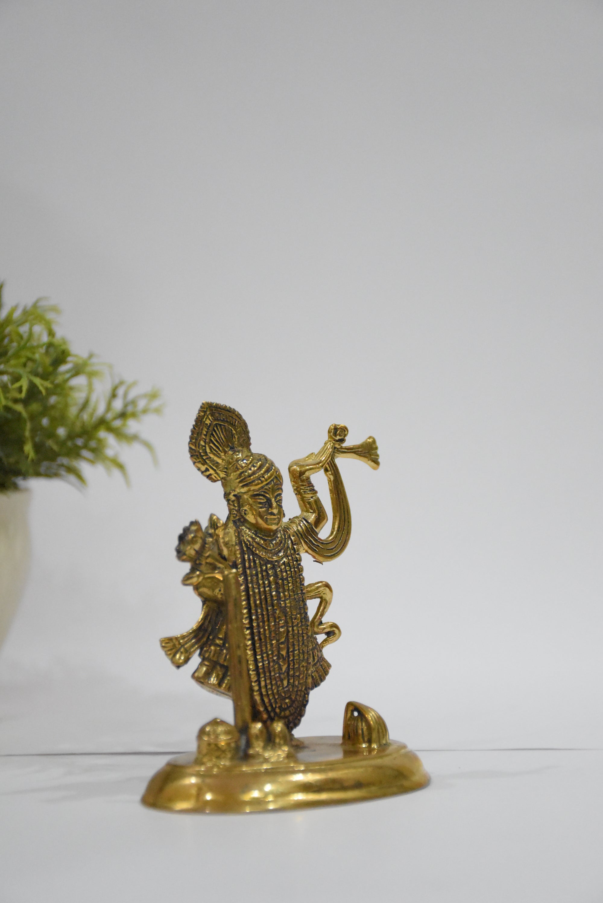 Brass Shreenath ji - 3.25"