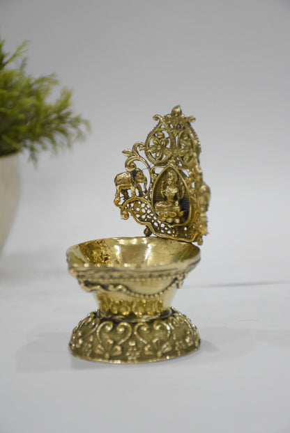 Brass Lakshmi Deepak