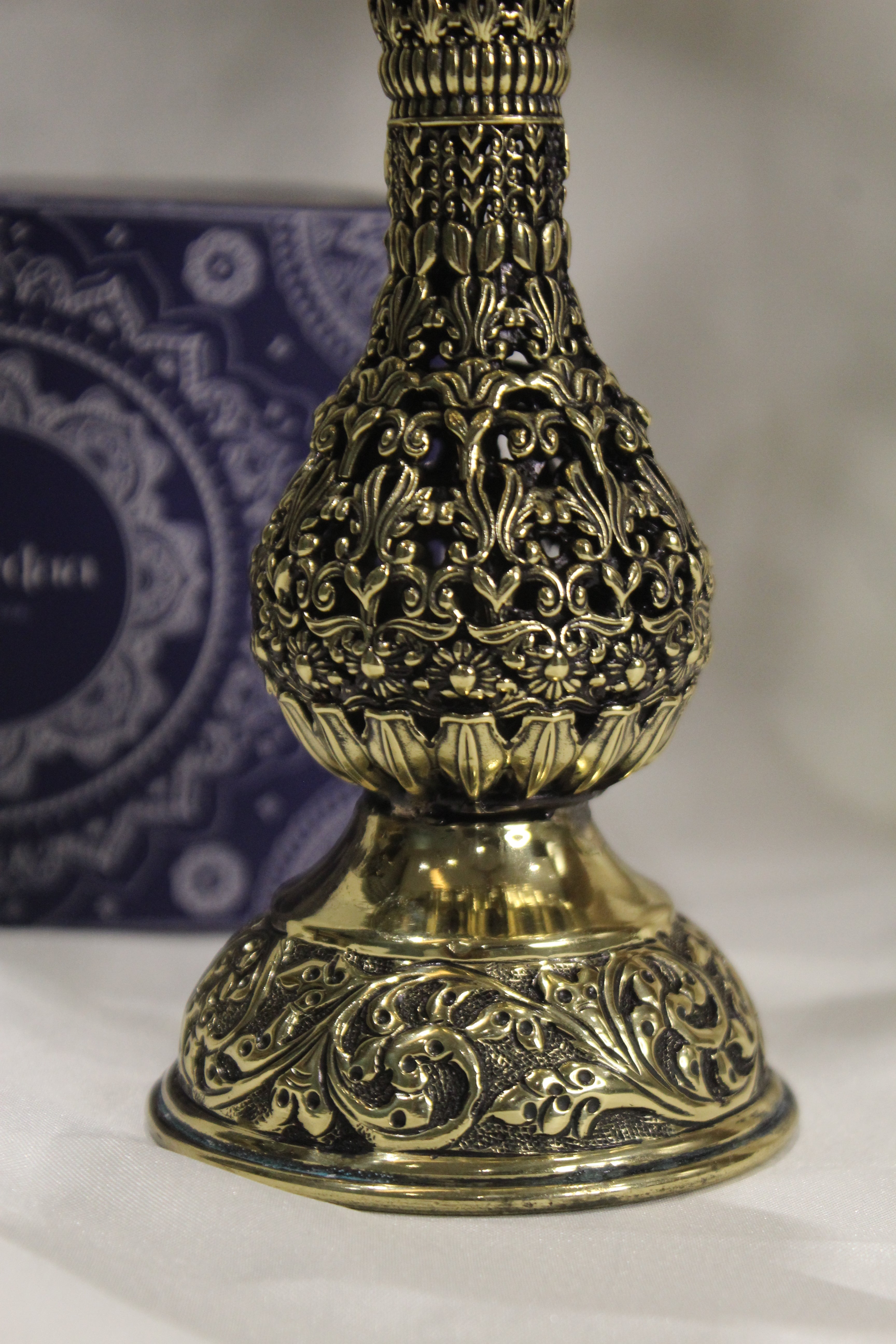 Handcrafted Brass Panch Deepak | Antique Finish Oil Lamp for Puja & Home Décor