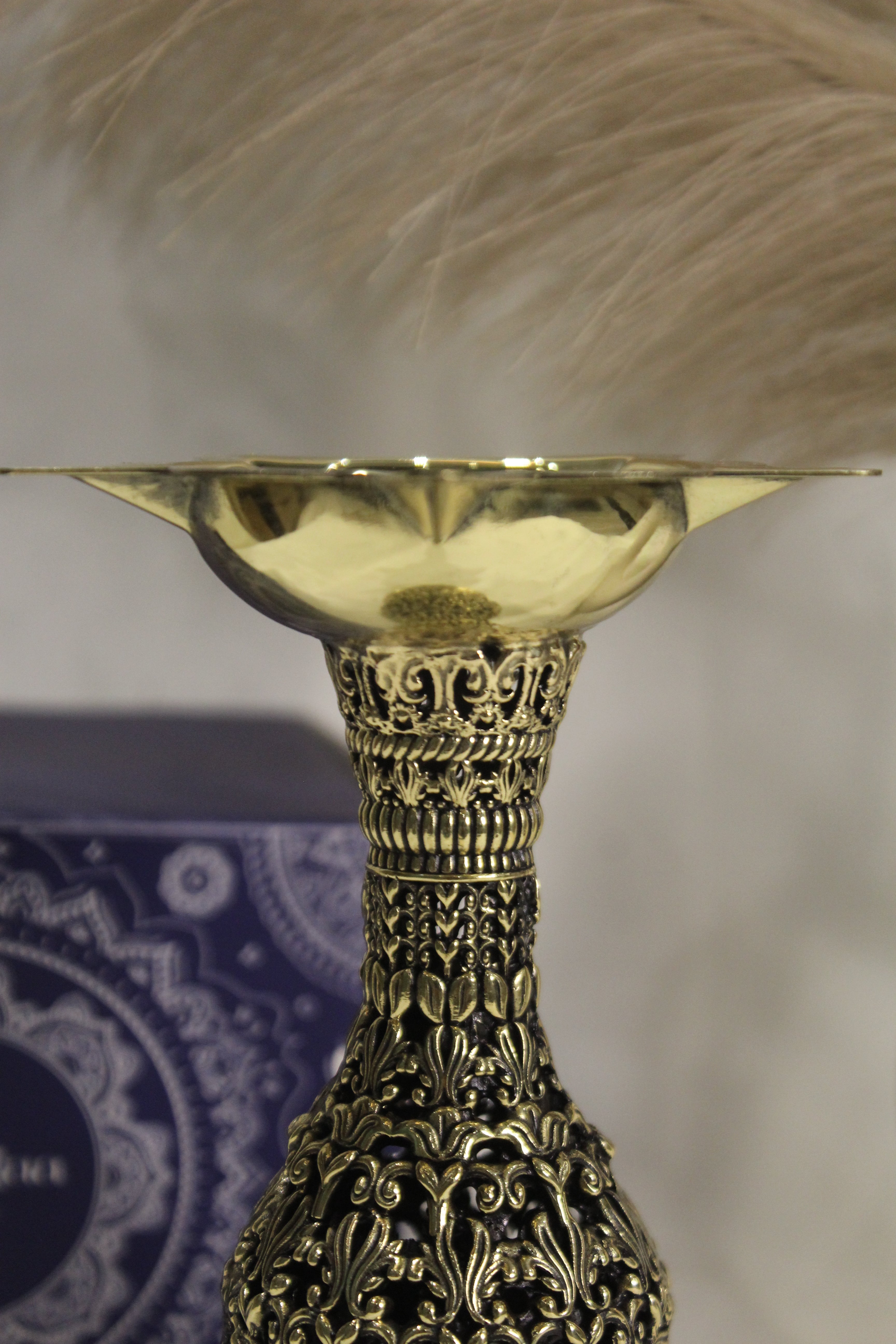 Handcrafted Brass Panch Deepak | Antique Finish Oil Lamp for Puja & Home Décor