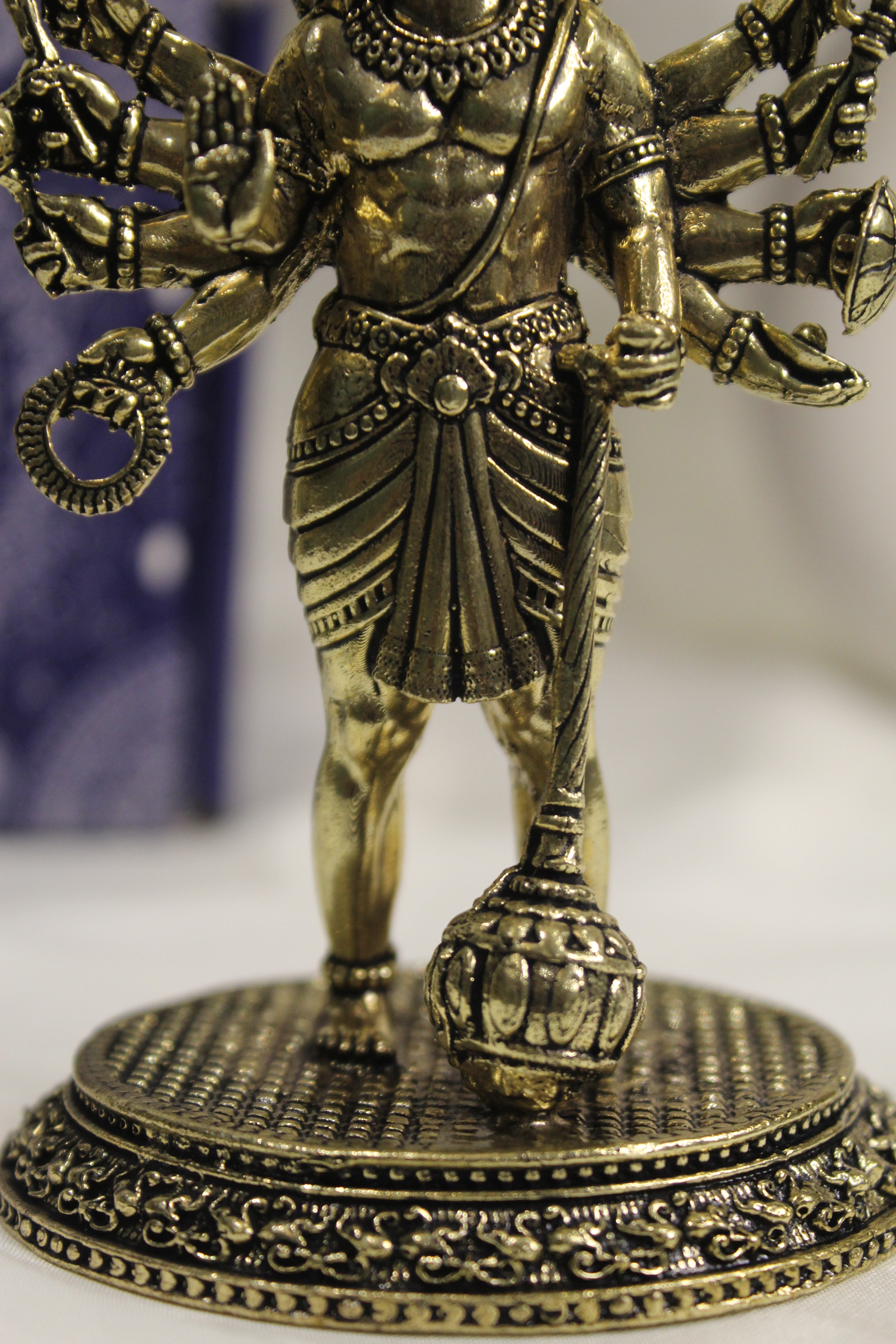 Standing Panchmukhi Balaji Idol | Premium Brass Sculpture with Intricate Detailing