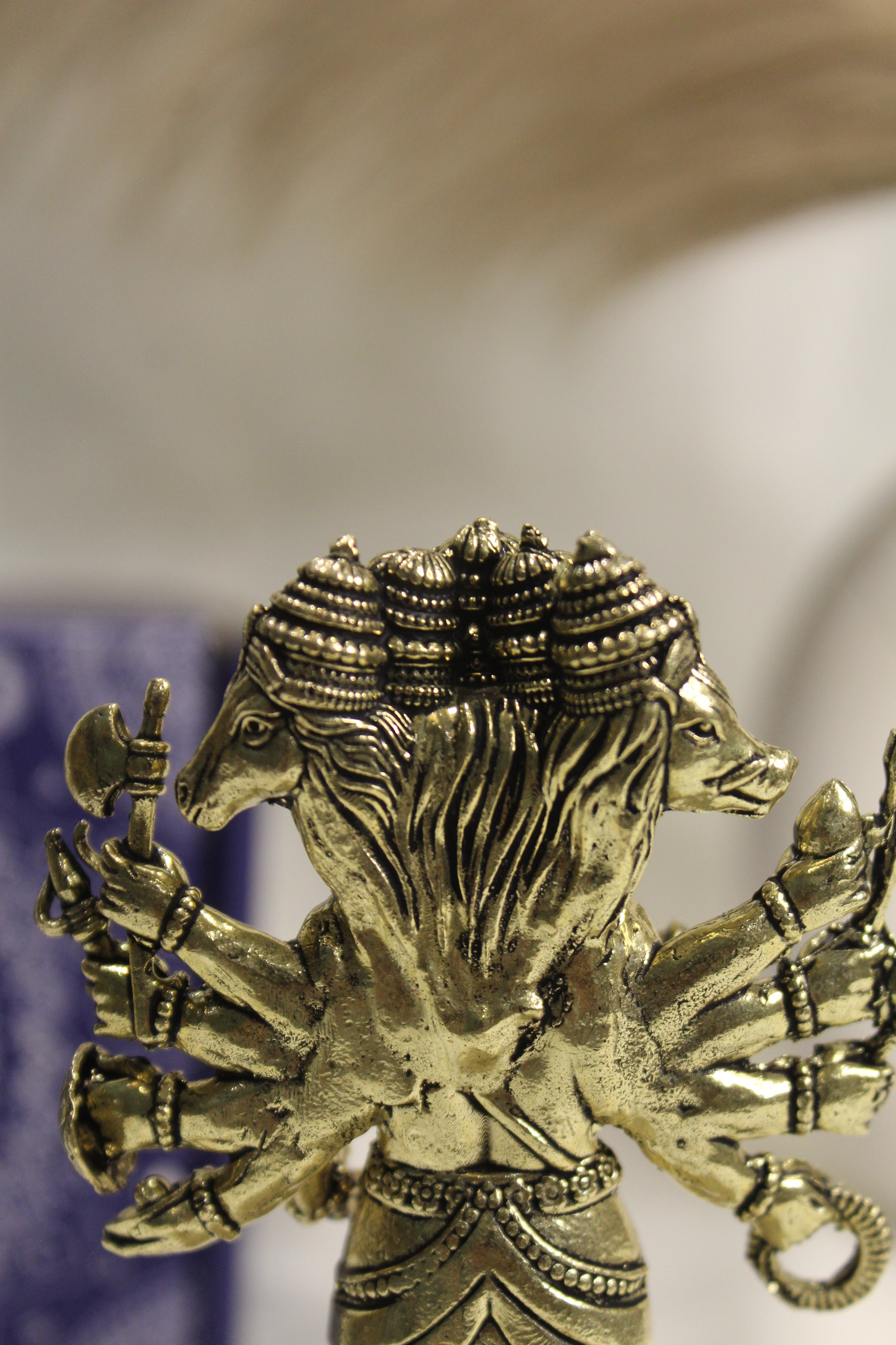 Standing Panchmukhi Balaji Idol | Premium Brass Sculpture with Intricate Detailing