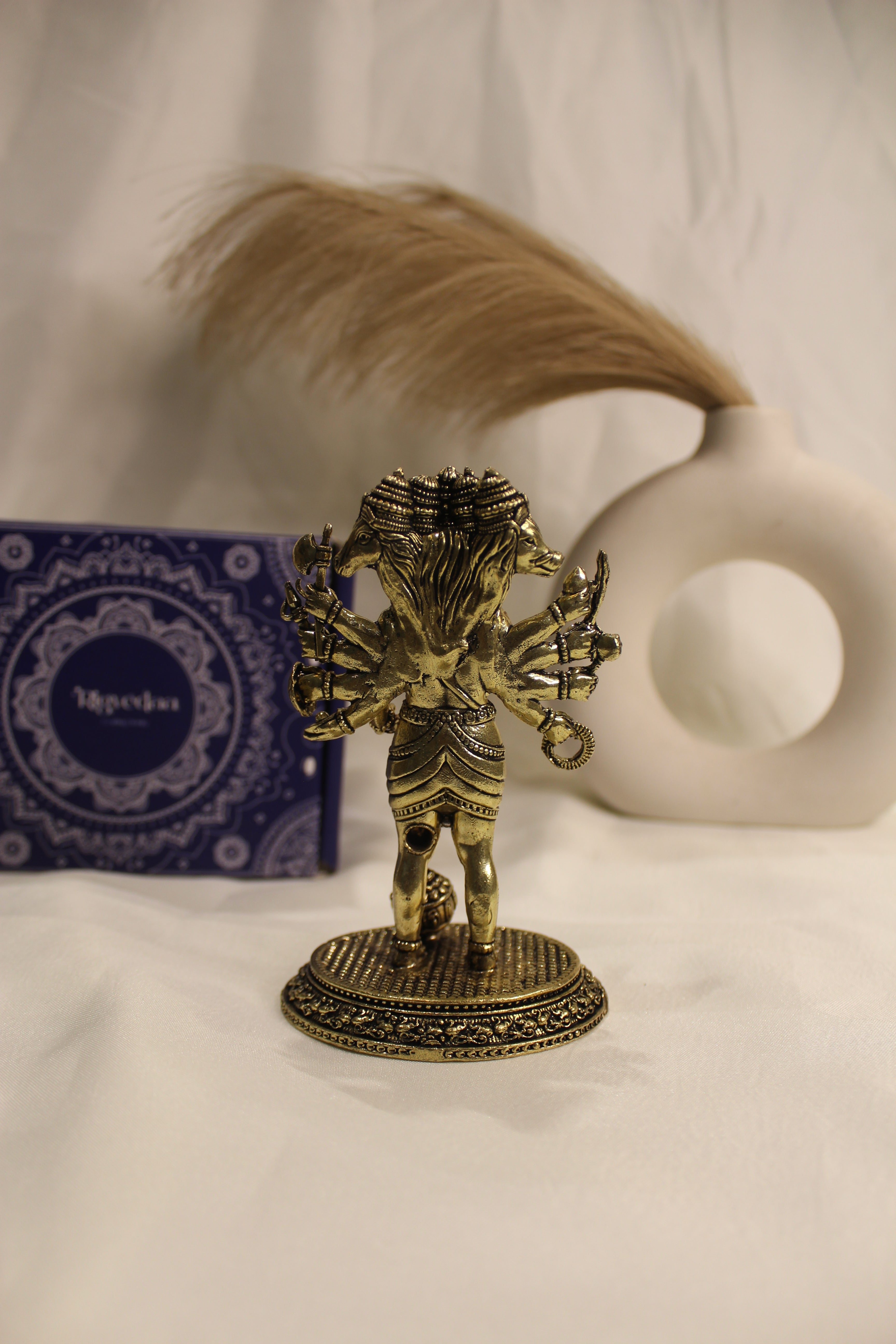 Standing Panchmukhi Balaji Idol | Premium Brass Sculpture with Intricate Detailing