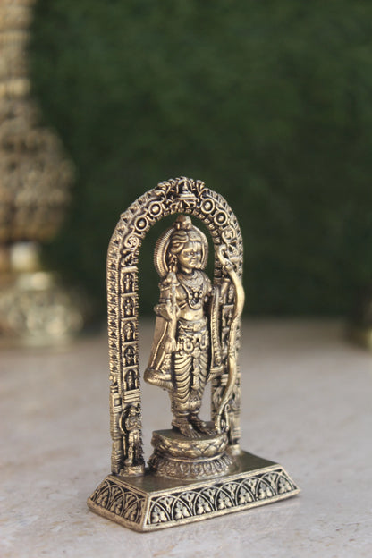 Brass Ram Lalla Ayodhya Temple Idol | Rigvedaa™