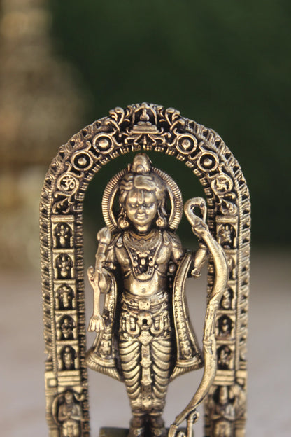 Brass Ram Lalla Ayodhya Temple Idol | Rigvedaa™