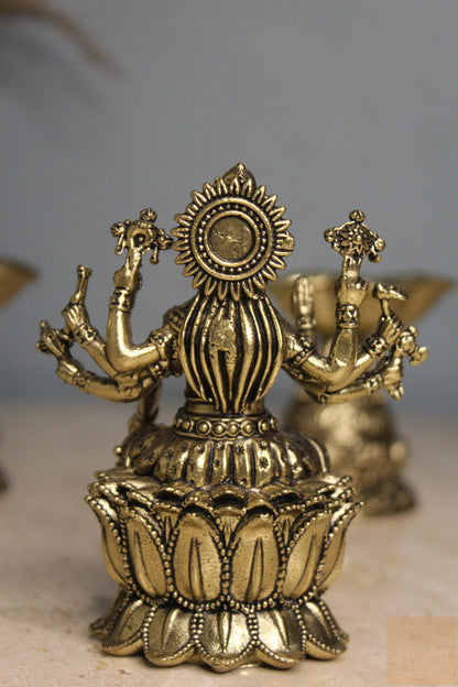 Brass Ashta Matrika Varahi Amman Idol (3.75 Inch)