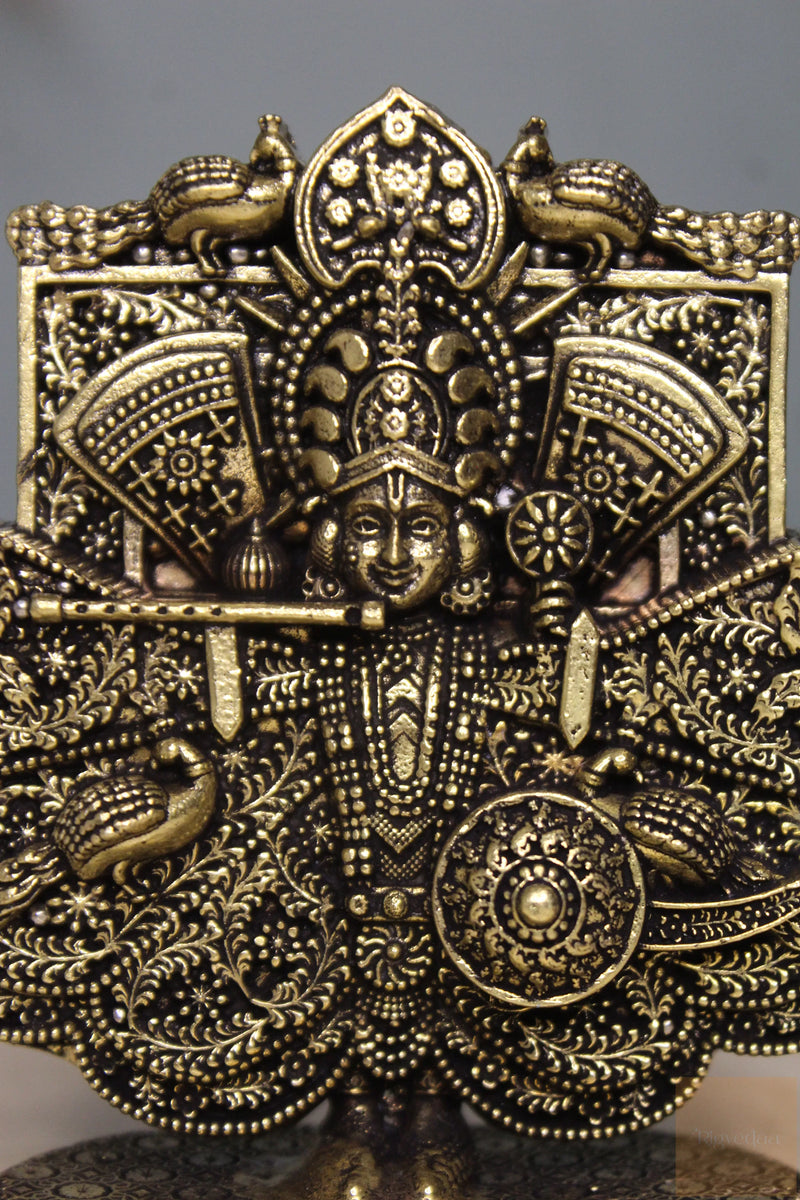 Brass Sanwaria Seth Krishna Idol | Rigvedaa™