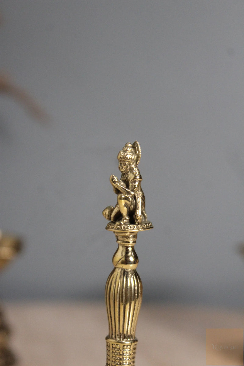 Brass Bajrang Bali Hanuman Puja Bell (5 Inch)