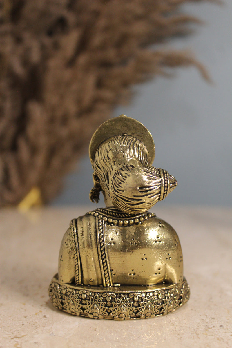 Brass Gauri Mata Figurine (3.5 Inch) | Rigvedaa™