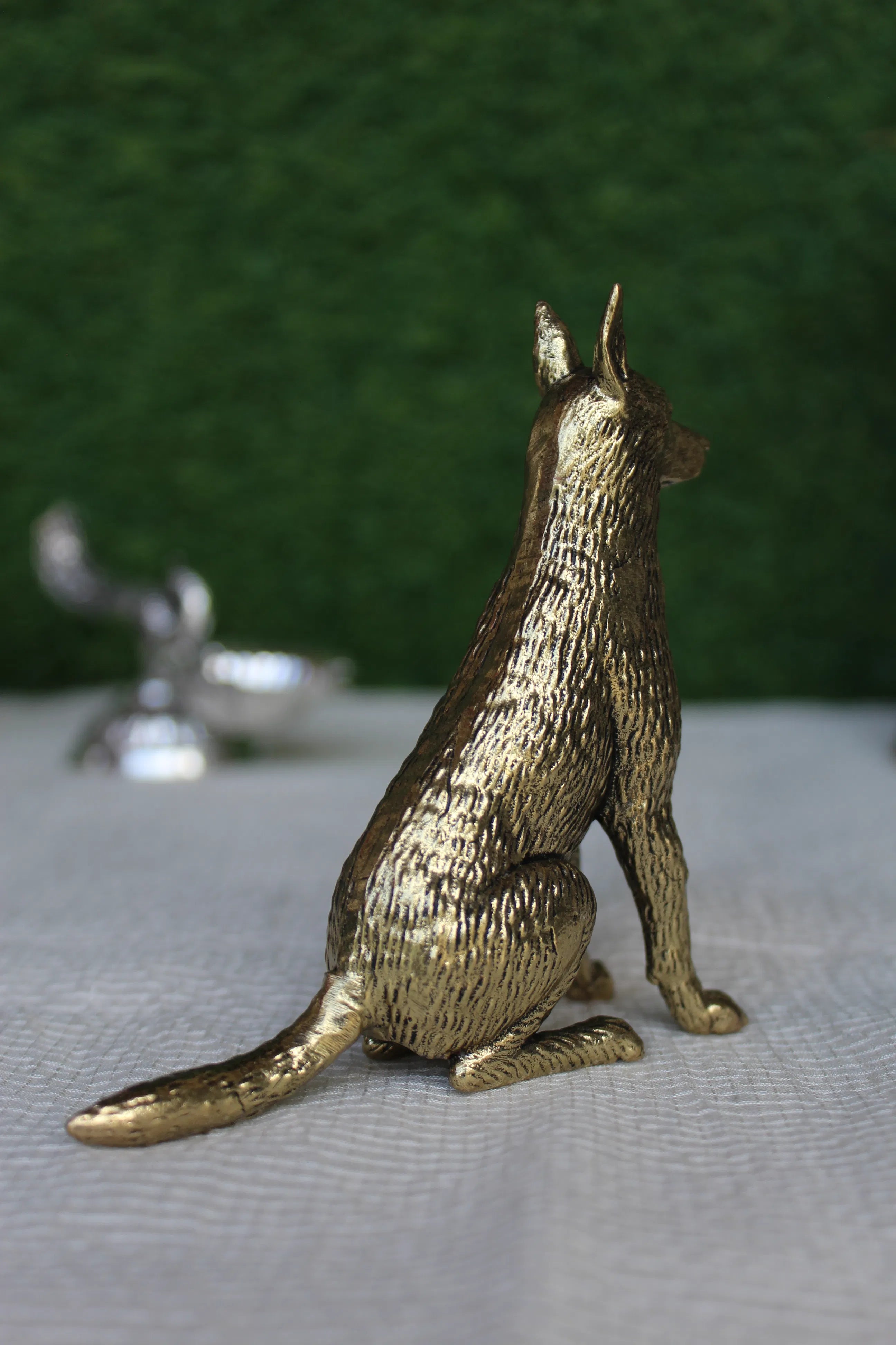 Brass Dog Idol | Auspicious Sculpture Of Loyalty & Positive Energy (4.00 inch)