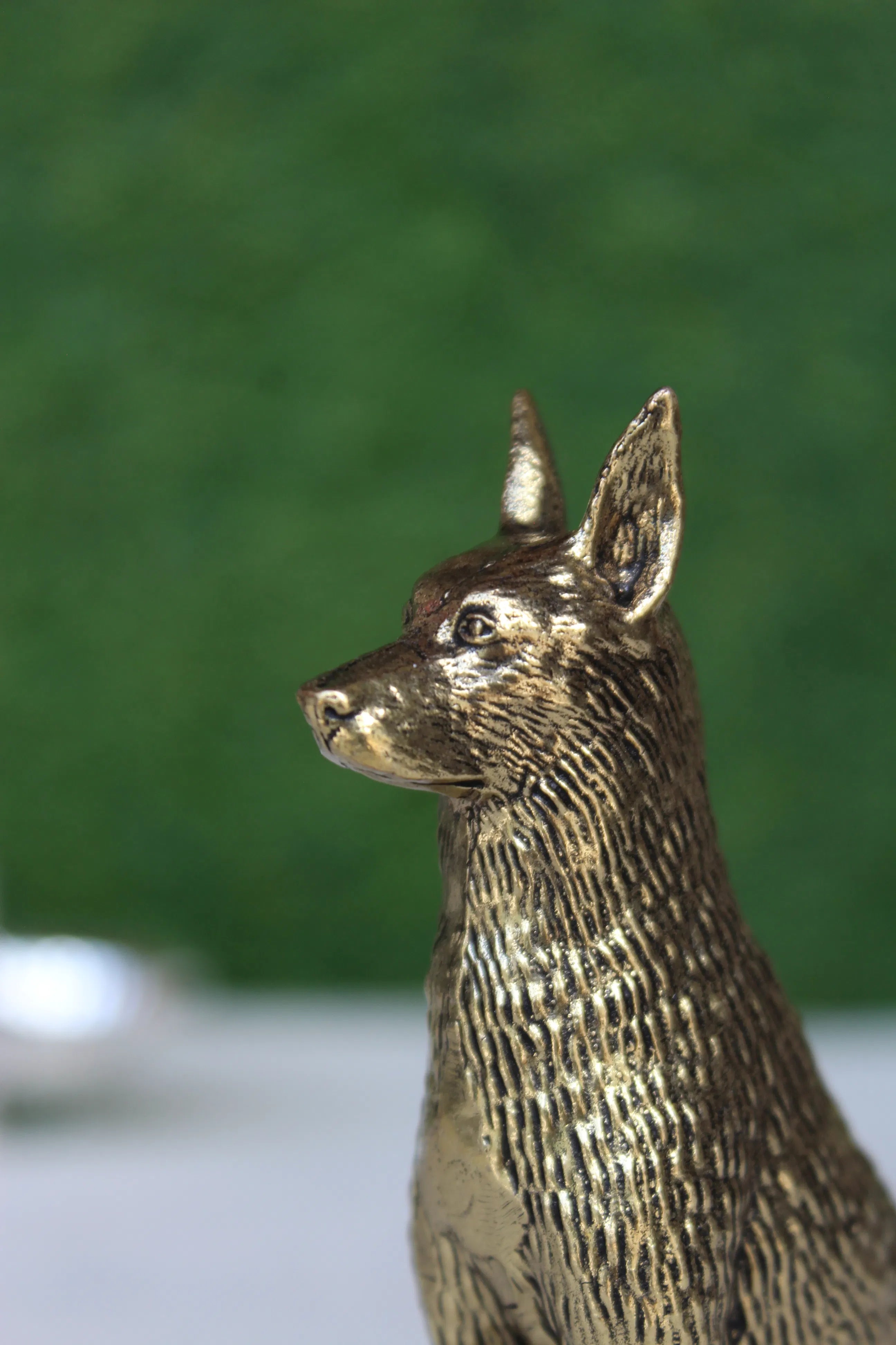 Brass Dog Idol | Auspicious Sculpture Of Loyalty & Positive Energy (4.00 inch)