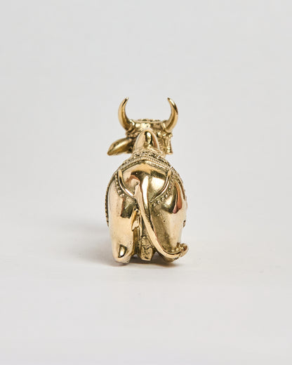 Brass Nandi Statue  | Sacred Bull of Shiva for Devotion & Strength